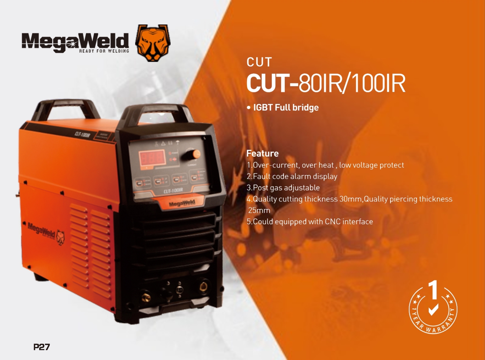 Mesin Las CUT-80IR / 100IR